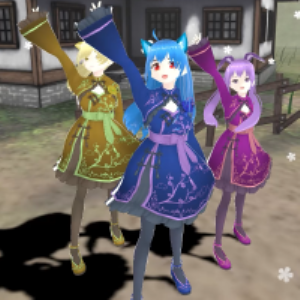 #mmd #動畫 #看板娘 #跳舞 #新年快樂